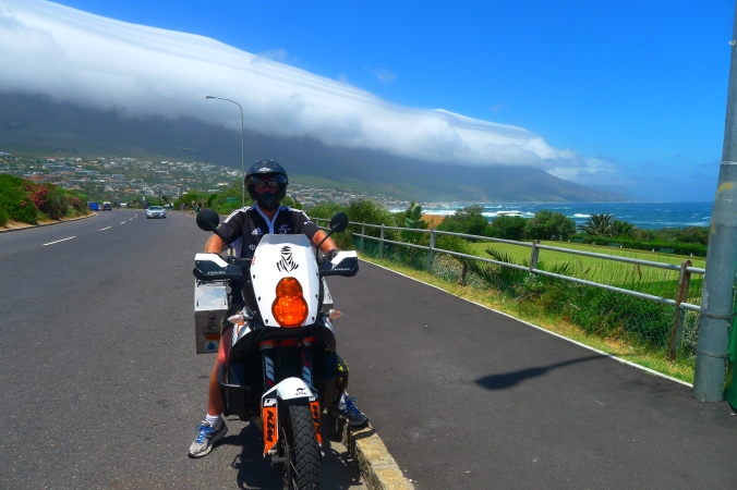 Riding around Cape Town with Fanny